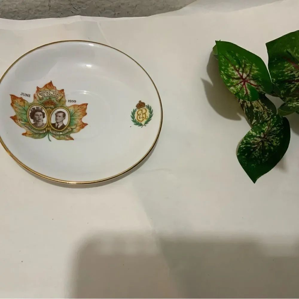 Queen Elizabeth And Prince Philip Saucer Rare